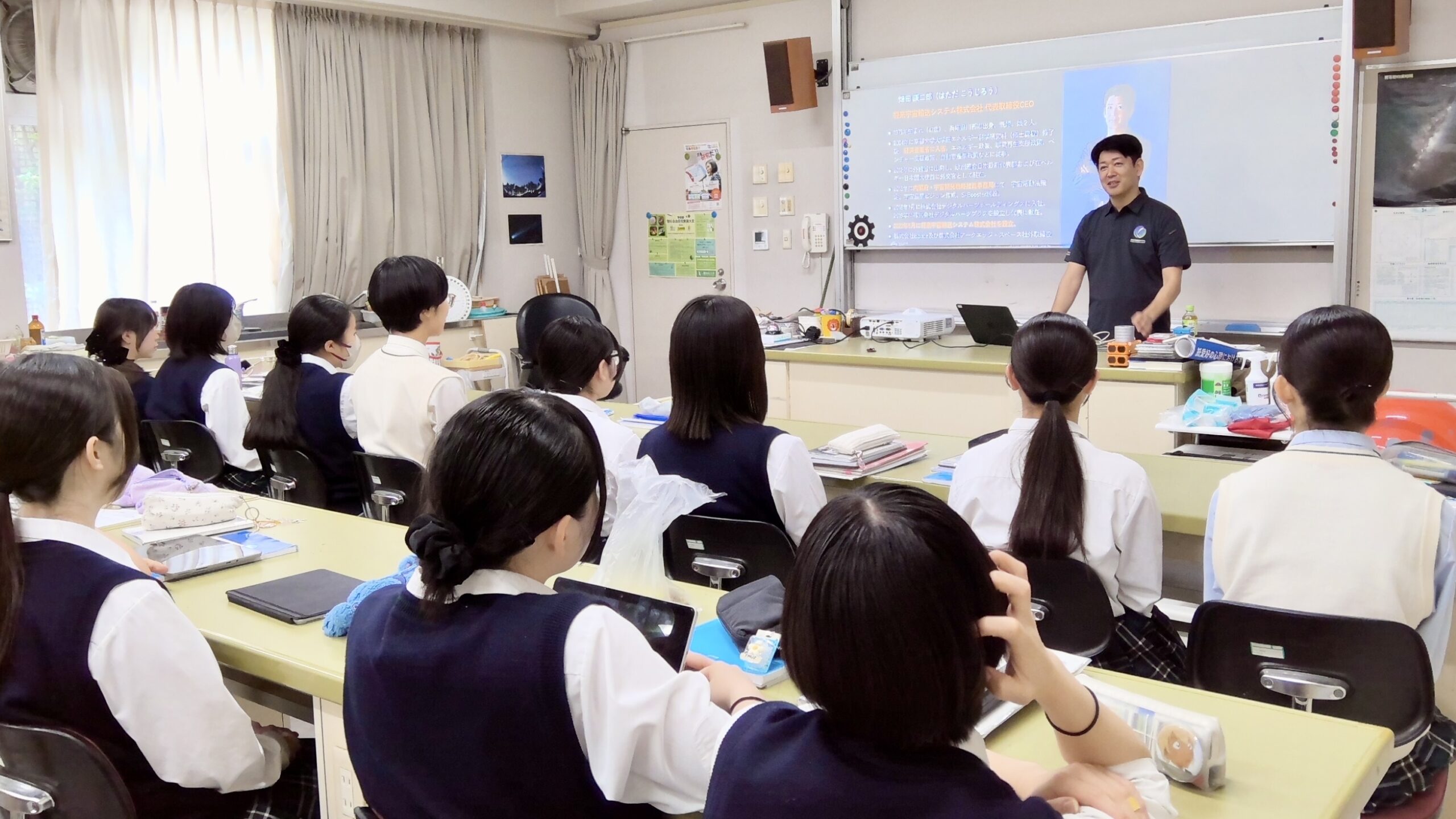 トキワ松学園中学校高等学校にて代表畑田がアントレプレナーシップ授業を行いました