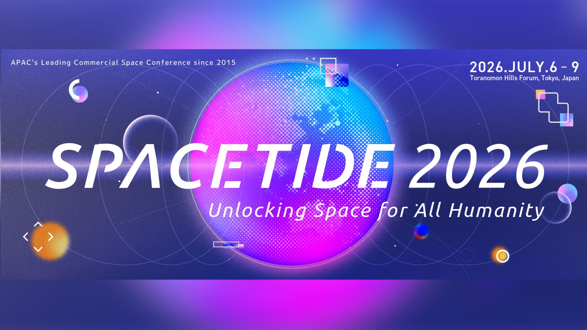 CEOの畑田とCOOの野村が国際宇宙ビジネスカンファレンス「SPACETIDE2026」に登壇します